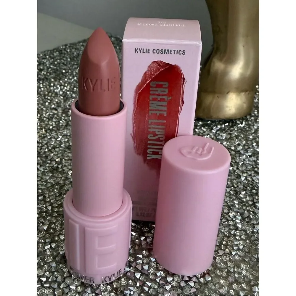 Kylie Cosmetics Crème Lipstick 613 Nude Taupe Brown Satin Finish Women